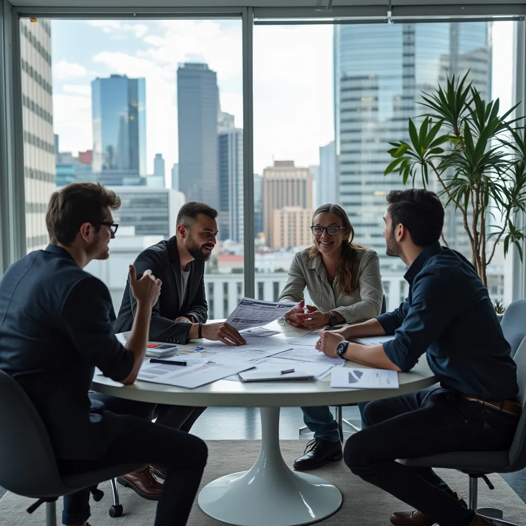 Equipo de TuSocioFinanciero.ar en una reunión estratégica